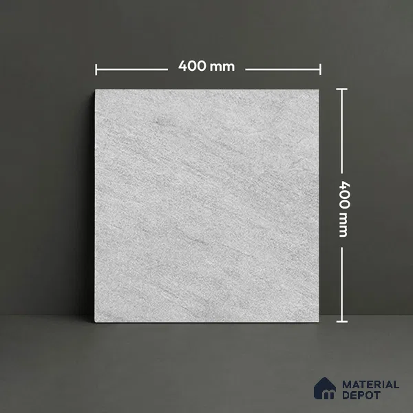 Stone Floor Tile   TL 10490  16 inch x 16 inch Vitrified Matte Finish -12 mm | Suitable for Parking, Balcony & Terrace | Pattern Alignment May Vary | 2-3 mm Spacer is Mandatory