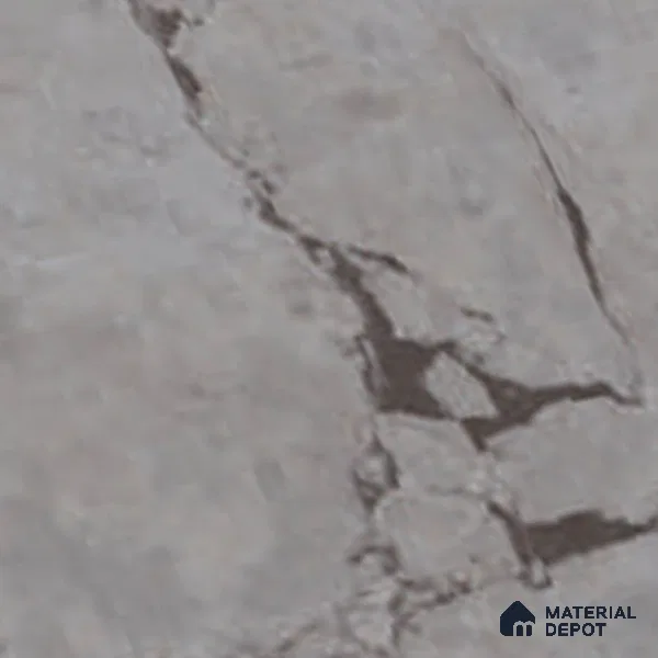 Grey Marble Floor Tile TL 07618 D Vasto Grey Floor 1 ft x 1 ft Ceramic Matte Finish - 8 mm