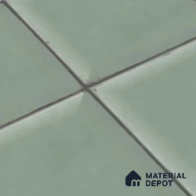 Faux Subway Wall Tile TL 07515 C  Plaid Deep Aqua 2 ft x 1 ft Ceramic Glossy Finish - 8 mm | Suitable for Bathroom, Kitchen backsplash | Please Expect a Slight Variation of Pattern (Sample)