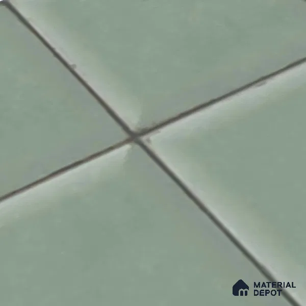 Faux Subway Wall Tile TL 07515 C  Plaid Deep Aqua 2 ft x 1 ft Ceramic Glossy Finish - 8 mm | Suitable for Bathroom, Kitchen backsplash | Please Expect a Slight Variation of Pattern (Sample)