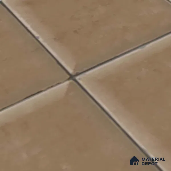 Faux Subway Wall Tile TL 07515 E  Plaid Walnut 2 ft x 1 ft Ceramic Glossy Finish - 8 mm | Suitable for Bathroom, Kitchen backsplash | Please Expect a Slight Variation of Pattern