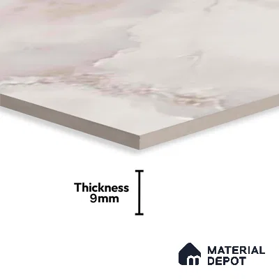 Marble Look Wall Tile TL 10532 Ulrich Onyx 2 ft x 1 ft Glossy Finish Ceramic Tile - 9 mm | Suitable For Bedroom, Bathroom