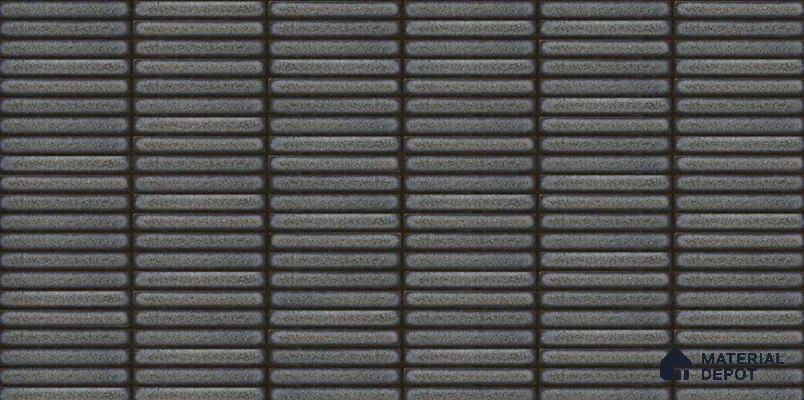 Faux Subway Wall Tile TL 12963 B Brick Line Azure 2 ft x 1 ft Ceramic Glossy Finish - 8 mm | Suitable For Kitchen, Bathroom Walls and Backsplashes| Please Expect a Slight Variation of Pattern