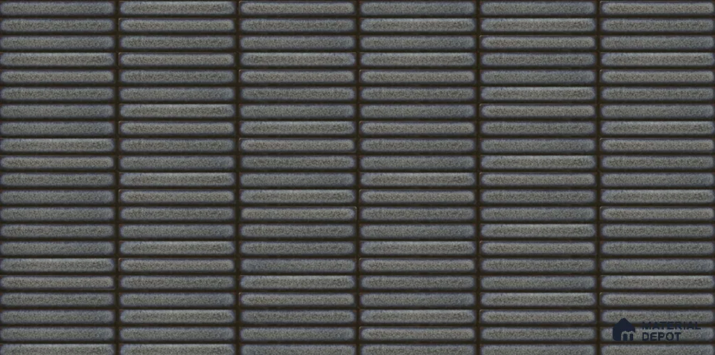 Faux Subway Wall Tile TL 12963 B Brick Line Azure 2 ft x 1 ft Ceramic Glossy Finish - 8 mm | Suitable For Kitchen, Bathroom Walls and Backsplashes| Please Expect a Slight Variation of Pattern