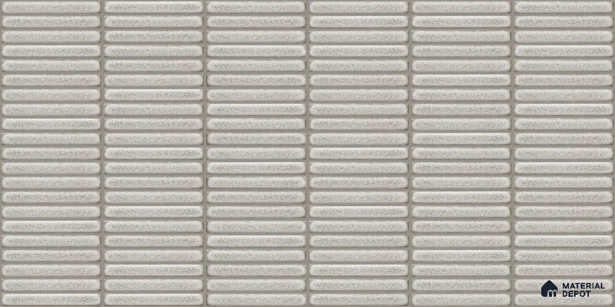 Faux Subway Wall Tile TL 12963 D Brick Line White 2 ft x 1 ft Ceramic Glossy Finish - 8 mm | Suitable For Kitchen, Bathroom Walls and Backsplashes| Please Expect a Slight Variation of Pattern