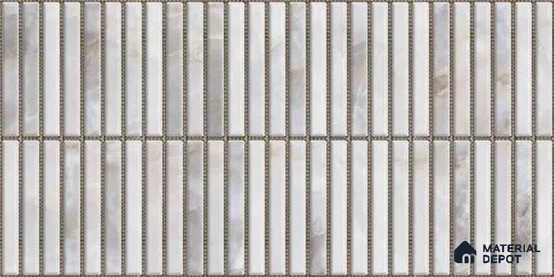 Highlighter Digital Wall Tile TL 12973 C Regal Marble Pearl HL1 2 ft x 1 ft Ceramic Glossy Finish - 9 mm | Suitable For Living Room, Dining & Bathroom Walls