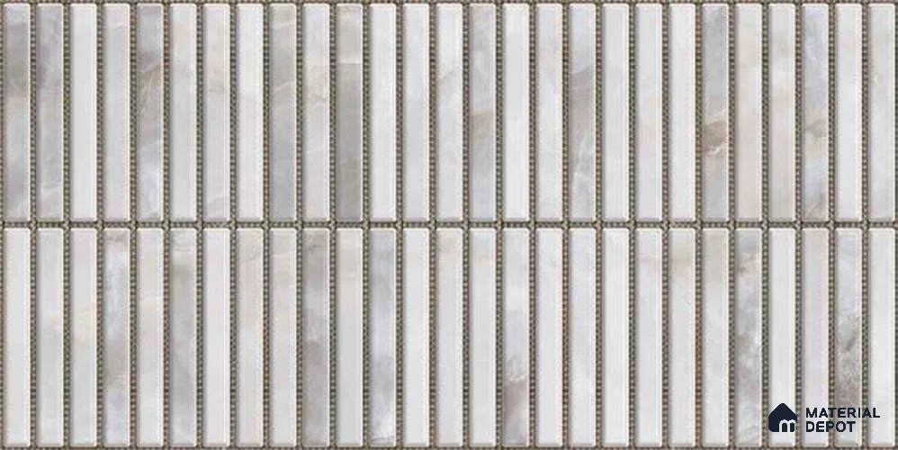 Highlighter Digital Wall Tile TL 12973 C Regal Marble Pearl HL1 2 ft x 1 ft Ceramic Glossy Finish - 9 mm | Suitable For Living Room, Dining & Bathroom Walls