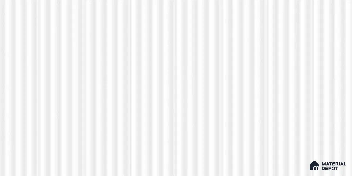 Faux Subway Wall Tile TL 10557 Quimper Shiny White 2 ft x 1 ft Glossy Finish Ceramic Tile - 9 mm | Suitable for Kitchen, Bathroom & Dining Area | Please Expect a Slight Variation of Pattern