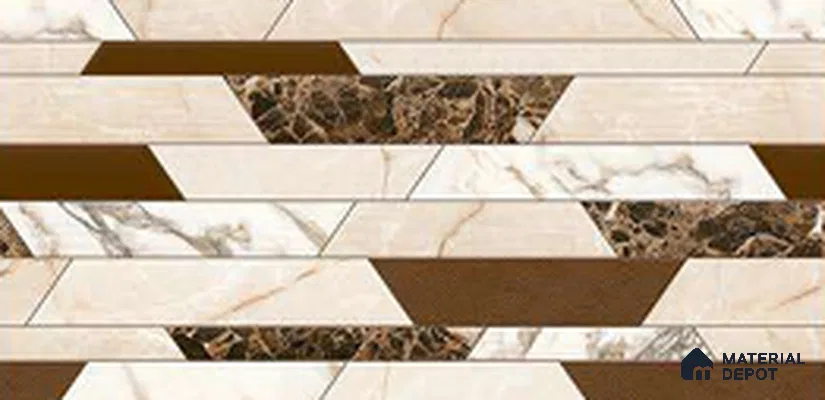 Wall Tile TL 07949 B Lucent Horizon 2 ft x 1 ft Ceramic Glossy Finish - 9 mm | Suitable for Kitchen & Bathroom