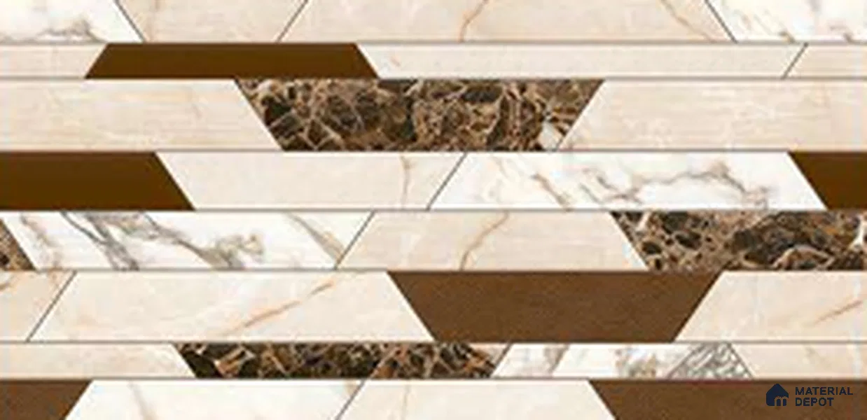 Wall Tile TL 07949 B Lucent Horizon 2 ft x 1 ft Ceramic Glossy Finish - 9 mm | Suitable for Kitchen & Bathroom