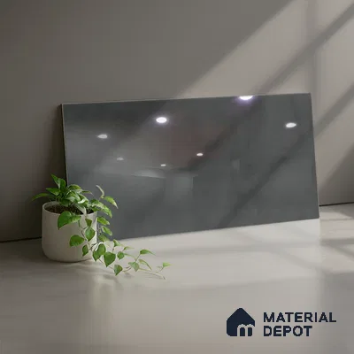 Plain Solids Wall Tile TL 07517 C 4673-D 2 ft x 1 ft Ceramic Glossy Finish - 9 mm | Suitable for Kitchen, Bathroom & Balcony Walls