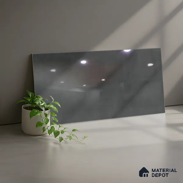 Plain Solids Wall Tile TL 07517 C 4673-D 2 ft x 1 ft Ceramic Glossy Finish - 9 mm | Suitable for Kitchen, Bathroom & Balcony Walls