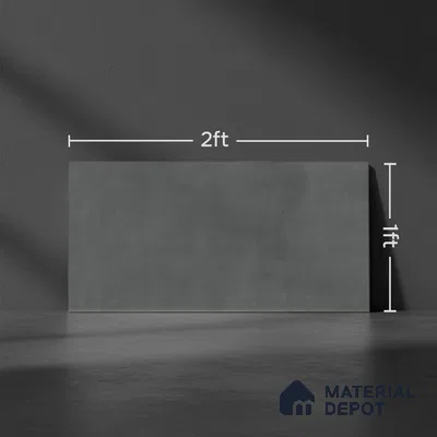 Plain Solids Wall Tile TL 07517 C 4673-D 2 ft x 1 ft Ceramic Glossy Finish - 9 mm | Suitable for Kitchen, Bathroom & Balcony Walls
