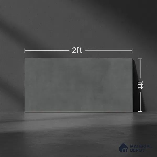 Plain Solids Wall Tile TL 07517 C 4673-D 2 ft x 1 ft Ceramic Glossy Finish - 9 mm | Suitable for Kitchen, Bathroom & Balcony Walls