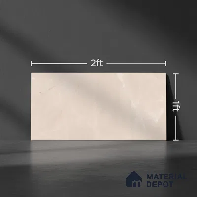 Marble Solids Wall Tile TL 07518 4670-L 2 ft x 1 ft Ceramic Glossy Finish - 9 mm | Suitable for Kitchen, Bathroom & Balcony Walls (Sample)