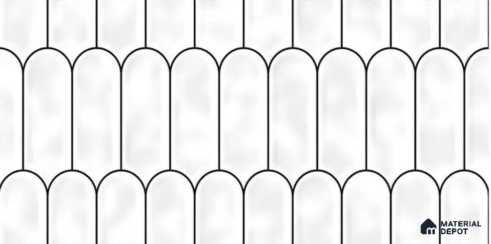 Wall Tile TL 07866 E Midnight Echo 2 ft x 1 ft Ceramic Glossy Finish - 9 mm | Suitable for Kitchen, Bathroom & Balcony Walls | Minimum 2-3 mm Spacer Mandatory for Installation | Please Expect a Slight Variation of Pattern