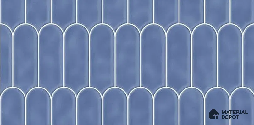 Wall Tile TL 07866 F Sapphire Pulse 2 ft x 1 ft Ceramic Glossy Finish - 9 mm | Suitable for Kitchen, Bathroom & Balcony Walls | Please Expect a Slight Variation of Pattern