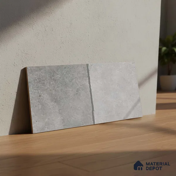 Stone Look Floor Tile TL 10431 Slate Stone Azure-A 2 ft x 1 ft Matte Finish Vitrified Tile - 12 mm | Suitable For living Room, Bedroom, Bathroom