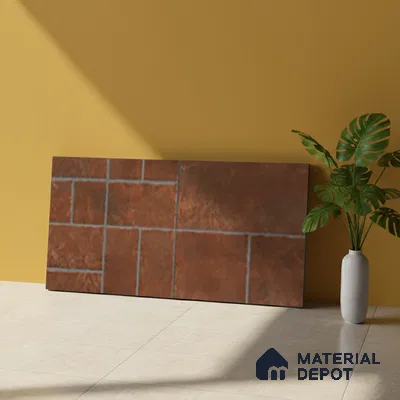 Stone Look Floor Tile TL 10380 C Aspire Cotto 2 ft x 1 ft Matte Finish Vitrified Tile - 12 mm | Suitable For living Room, Bedroom, Bathroom