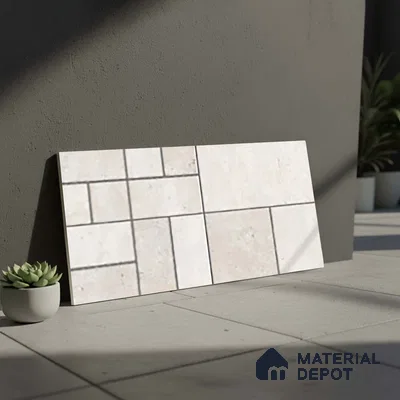 Stone Look Floor Tile TL 10380 D Aspire Crema 2 ft x 1 ft Matte Finish Vitrified Tile - 12 mm | Suitable For living Room, Bedroom, Bathroom