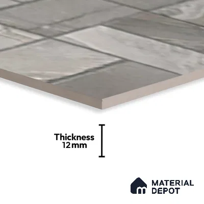 Stone Look Floor Tile TL 10380 F Aspire Grist 2 ft x 1 ft Matte Finish Vitrified Tile - 12 mm | Suitable For living Room, Bedroom, Bathroom