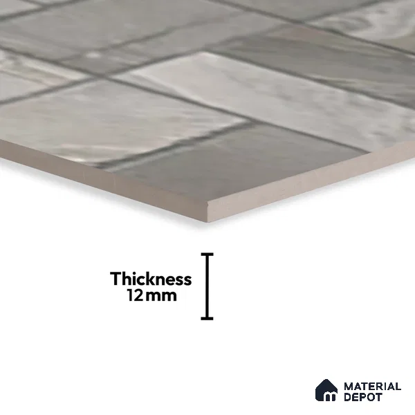 Stone Look Floor Tile TL 10380 F Aspire Grist 2 ft x 1 ft Matte Finish Vitrified Tile - 12 mm | Suitable For living Room, Bedroom, Bathroom