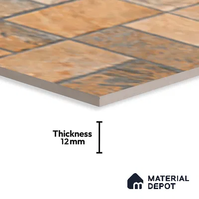 Stone Look Floor Tile TL 10380 G Aspire Natural 2 ft x 1 ft Matte Finish Vitrified Tile - 12 mm | Suitable For living Room, Bedroom, Bathroom