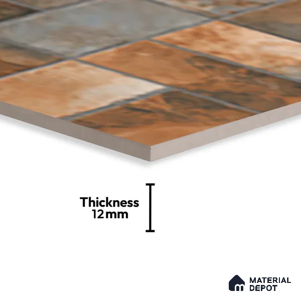 Stone Look Floor Tile TL 10380 H Aspire Rust 2 ft x 1 ft Matte Finish Vitrified Tile - 12 mm | Suitable For living Room, Bedroom, Bathroom