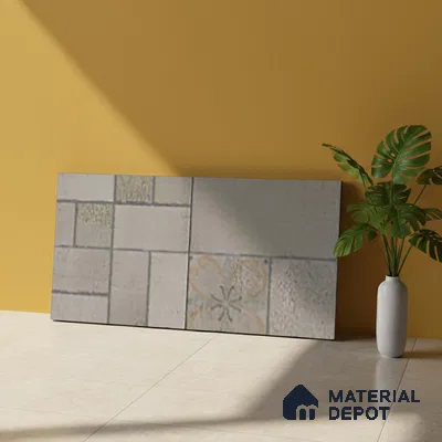 Stone Look Floor Tile TL 10380 I Aspire Tan 2 ft x 1 ft Matte Finish Vitrified Tile - 12 mm | Suitable For living Room, Bedroom, Bathroom