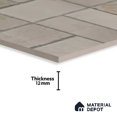 Stone Look Floor Tile TL 10380 I Aspire Tan 2 ft x 1 ft Matte Finish Vitrified Tile - 12 mm | Suitable For living Room, Bedroom, Bathroom
