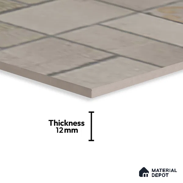 Stone Look Floor Tile TL 10380 I Aspire Tan 2 ft x 1 ft Matte Finish Vitrified Tile - 12 mm | Suitable For living Room, Bedroom, Bathroom