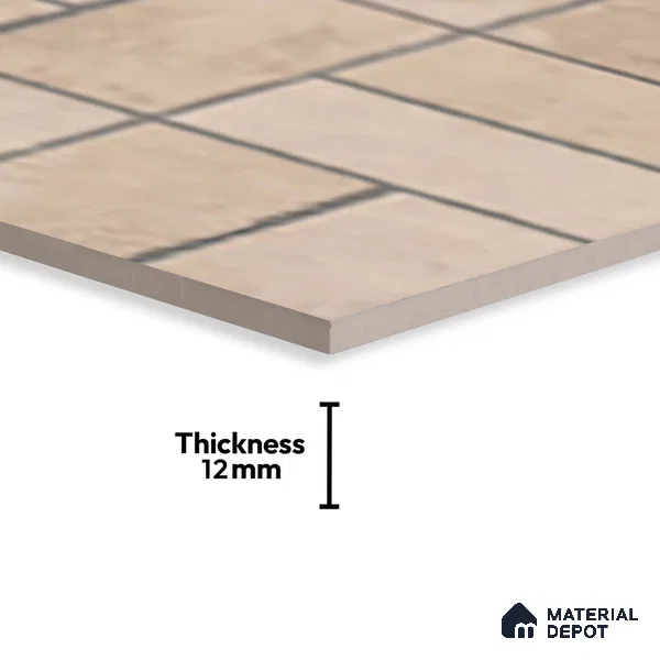 Stone Look Floor Tile TL 10380 J Aspire Wheat 2 ft x 1 ft Matte Finish Vitrified Tile - 12 mm | Suitable For living Room, Bedroom, Bathroom