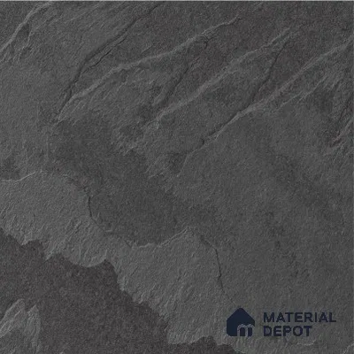 Stone Floor Tile TL 07885 D Oxford Slate 2 ft x 2 ft Matte Finish Anti Skid Vitrified Tile - 12 mm | 5 Random Design | Suitable for Balcony, Terrace & Coutyard