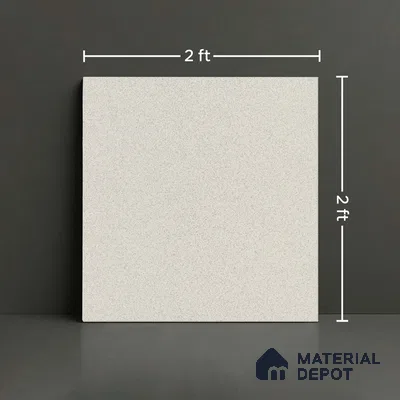 Stone Floor Tile TL 10488 B Dense Lux 2 ft x 2 ft Matte Finish Anti Skid Outdoor Parking Vitrified Tile - 16 mm  | Suitable for Parking, Balcony, Terrace & Coutyard