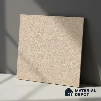 Stone Floor Tile TL 07645 B Prime Earthstone Beige 2 ft x 2 ft Punch Finish Vitrified Fullbody  Tile - 16 mm | Suitable for Living Room, Bedroom & Bathroom
