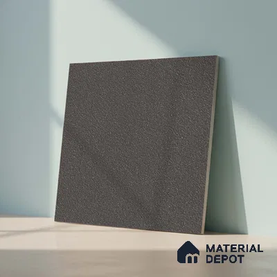 Stone Floor Tile TL 07645 F Earthstone Antracita 2 ft x 2 ft Punch Finish Anti Skid Outdoor Parking Vitrified Fullbody Tile - 16 mm | Suitable for Bathroom, Corridor, High Traffic Areas
