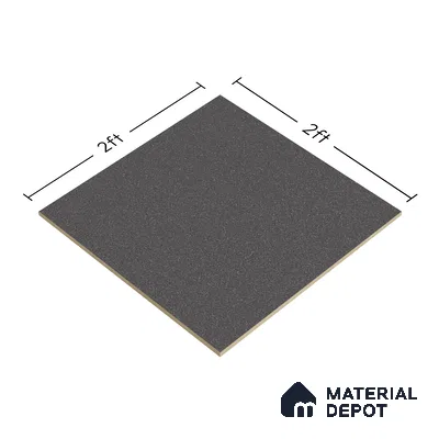 Stone Floor Tile TL 07583 D Fine Stone Antracita 2 ft x 2 ft Matte Finish Vitrified Tile - 9 mm  | Suitable For Bathroom, Terrace & Balcony