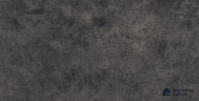 Stone Wall & Floor Tile TL 08333 I Cementum Nero 4 ft x 2 ft Matte Finish Vitrified Tile - 9 mm | Suitable For Bathroom, Kitchen, Balcony