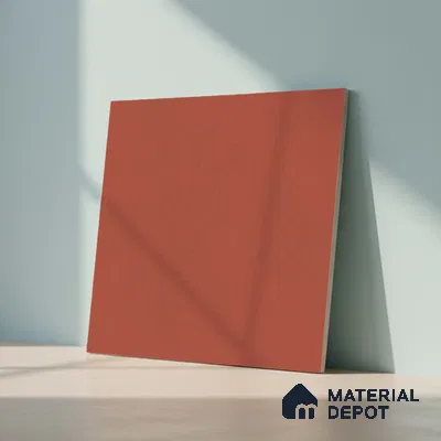 Plain Look Wall Tile TL 10439 B Vibrant Red 2 ft x 2 ft Matte Finish Vitrified Tile - 9 mm | Suitable For living Room, Bedroom, Bathroom