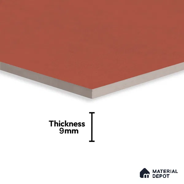 Plain Look Wall Tile TL 10439 B Vibrant Red 2 ft x 2 ft Matte Finish Vitrified Tile - 9 mm | Suitable For living Room, Bedroom, Bathroom