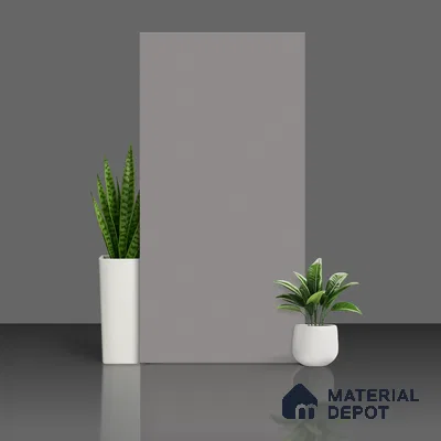 Grey Plain Floor & Wall Tile TL 07428 E  Royal Elemento Grigio 4 ft x 2 ft Vitrified Matte Finish - 9 mm |  Suitable for Living Room, Bedroom, Bathroom