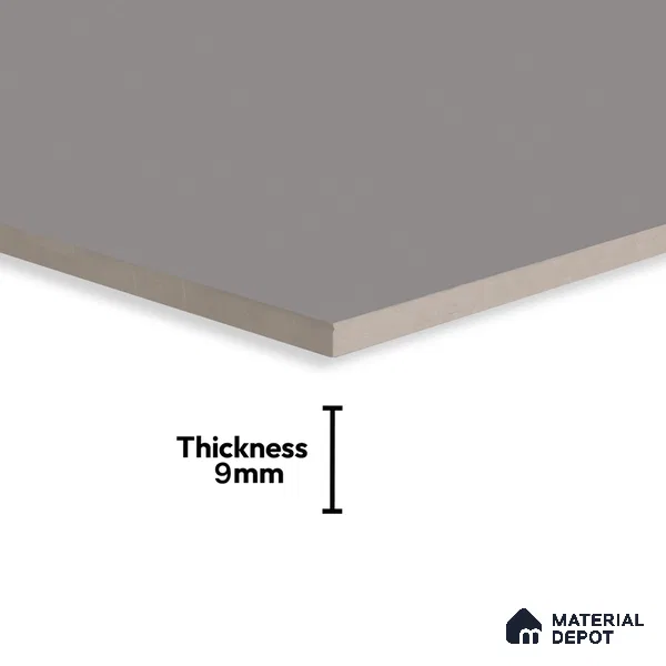 Grey Plain Floor & Wall Tile TL 07428 E  Royal Elemento Grigio 4 ft x 2 ft Vitrified Matte Finish - 9 mm |  Suitable for Living Room, Bedroom, Bathroom