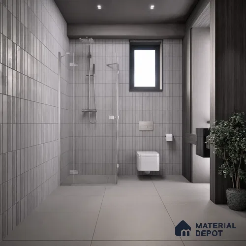 Grey Plain Floor & Wall Tile TL 07428 E Royal Elemento Grigio 4 ft x 2 ft Vitrified Matte Finish - 9 mm | Suitable for Living Room, Bedroom, Bathroom