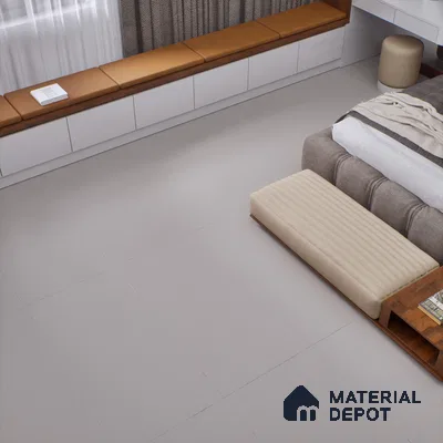 Grey Plain Floor & Wall Tile TL 07428 E  Royal Elemento Grigio 4 ft x 2 ft Vitrified Matte Finish - 9 mm |  Suitable for Living Room, Bedroom, Bathroom