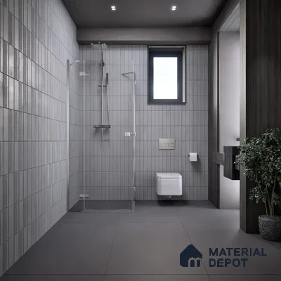 Black Plain Floor & Wall Tile TL 07428 G  Royal Elemento Nero 4 ft x 2 ft Vitrified Matte Finish - 9 mm |  Suitable for Living Room, Bedroom, Bathroom (Sample)