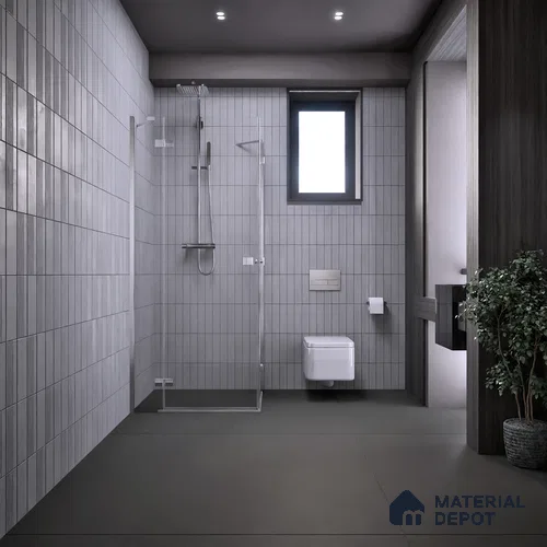 Black Plain Floor & Wall Tile TL 07428 I  Royal Elemento Black 4 ft x 2 ft Full Body Vitrified Matte Finish - 9 mm |  Suitable for Living Room, Bedroom, Bathroom