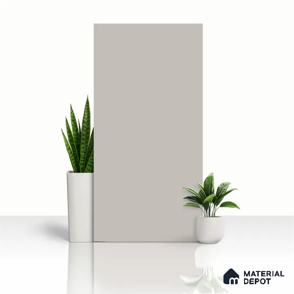 Grey Plain Floor & Wall Tile TL 07428 K  Royal Elemento Gris 4 ft x 2 ft Full Body Vitrified Matte Finish - 9 mm |  Suitable for Living Room, Bedroom, Bathroom