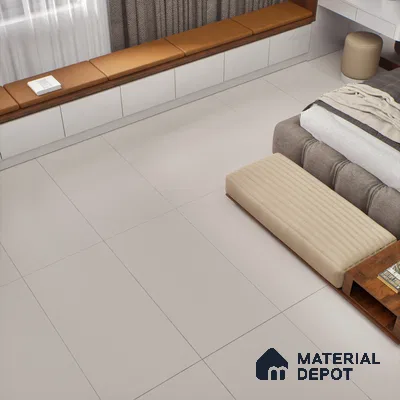 Grey Plain Floor & Wall Tile TL 07428 K  Royal Elemento Gris 4 ft x 2 ft Full Body Vitrified Matte Finish - 9 mm |  Suitable for Living Room, Bedroom, Bathroom