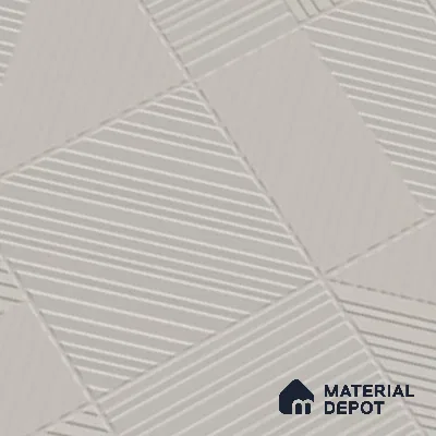 Grey Punch Wall Tile TL 07428 L Prestige Royal Triad Elemento Gris 4 ft x 2 ft Vitrified Matte Finish - 9 mm |  Suitable for Living Room, Bedroom, Bathroom (Sample)