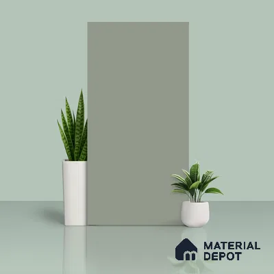 Green Plain Floor & Wall Tile TL 07428  Royal Elemento Kota 4 ft x 2 ft Vitrified Matte Finish - 9 mm |  Suitable for Living Room, Bedroom, Bathroom